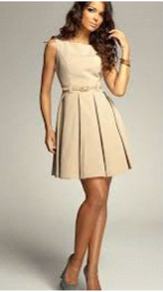Tan Dress