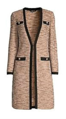 Tan Knee Length Jacket
