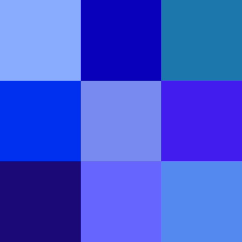 The Yin and Yang of the Color Blue
