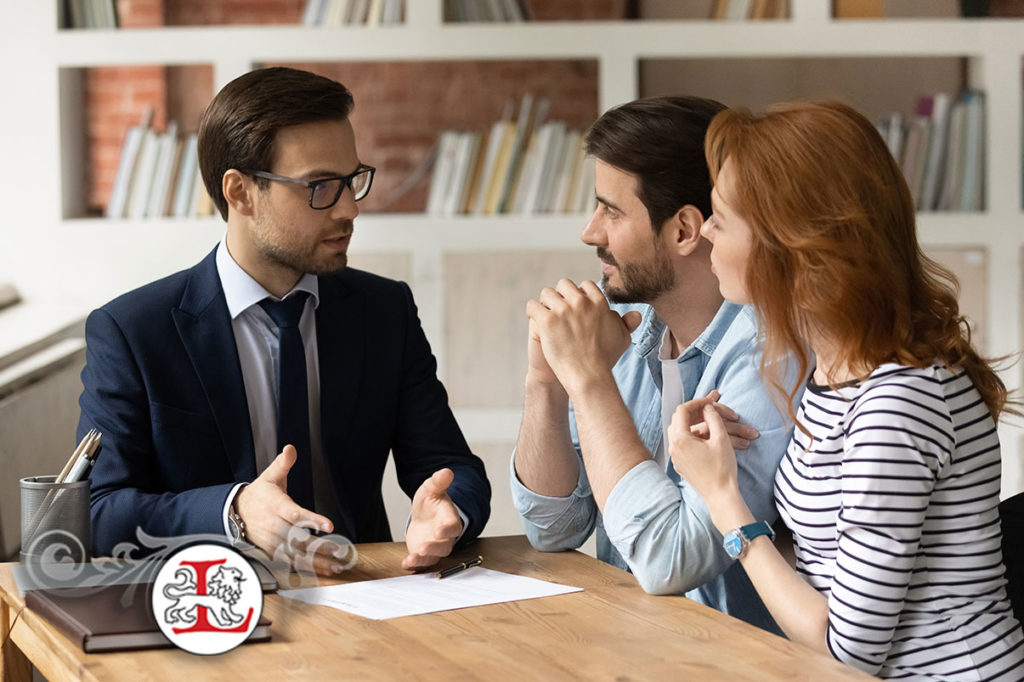 Business man talking to an image consultant